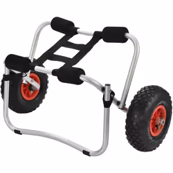 Chariot pliable pour canoë et kayak Cet équipement de bateau vous permet de transporter votre embarcation - canoë ou kayak -  ...