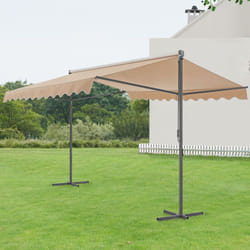 Store banne autoportant Selenizza à double pente 400 x 300 x 260 cm sable [ Pro.tec