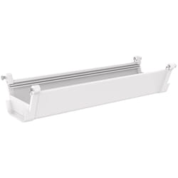 Bac de gestion de câbles Skegness plastique 55 x 18 x 12 cm blanc pro.tec