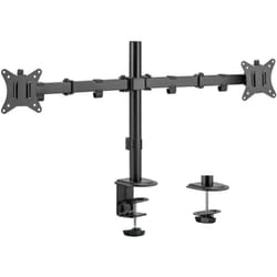 Support double d'écran Seljord jusqu'à 32 pouces noir mat pro.tec