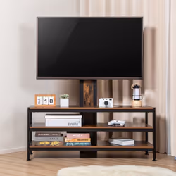 Meuble TV avec support d'écran Ce support TV conçu pour les écrans jusqu'à 70 pouces avec une compatibilité VESA de 200 x 200 ...