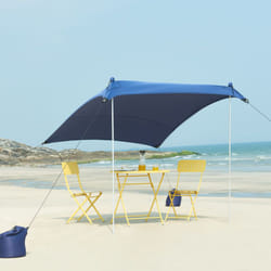 Pro.tec - Tente de plage Bernheze 200 x 200 x 170 cm bleu