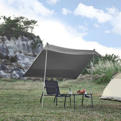 Tente de plage Bernheze 200 x 200 x 170 cm gris