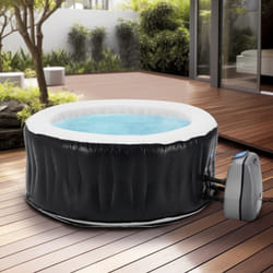 Spa gonflable Carbone pour 3 personnes noir blanc pro.tec