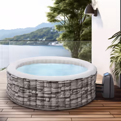 Spa gonflable Plongez dans une relaxation totale avec notre spa gonflable pour extérieur. Il peut acceuillir confortablement ...