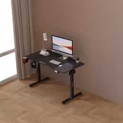 Bureau électrique à hauteur réglable La hauteur de cette table peut être réglée sans effort et vite, par une simple pression  ...