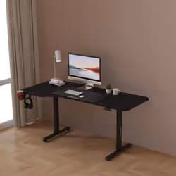 Bureau électrique à hauteur réglable La hauteur de cette table peut être réglée sans effort et vite, par une simple pression  ...