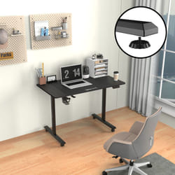 Pro.tec - Bureau électrique Pomona à hauteur réglable 110 x 60 x 72 - 117 cm noir [ ]