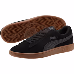 PUMA Smash v2, Unisexe, Adulte, Chaussures de sport à la mode, Noir, EUE, Monochromatique