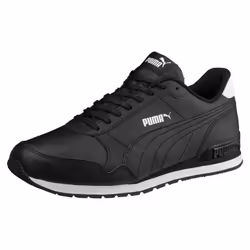 PUMA ST Runner v2, Unisexe, Adulte, Noir, EUE, Monochromatique, Fermeture par lacet