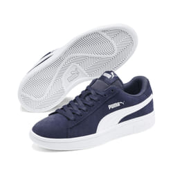 PUMA Smash v2 Suede Unisexe 39 Bleu, Blanc