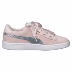 PUMA Smash v2 Ribbon Jr Femelle 38 Rose, Blanc