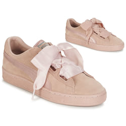 Basket Puma suede heart ep Femme Rose