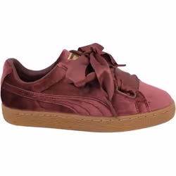 PUMA HEART VELVET BORDEAUX - BASKETS MODE FEMME