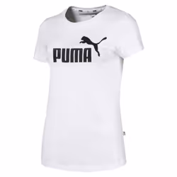 PUMA ESS Logo, Tee-shirt, Adulte, Femelle, Blanc, XS, SML