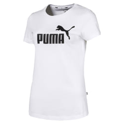 PUMA ESS Logo Tee-shirt Encolure torsadée Manche courte Coton