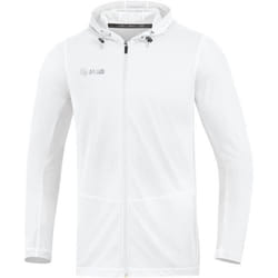 Veste de running Jako à capuche Run 2.0 pour homme - Blanc
