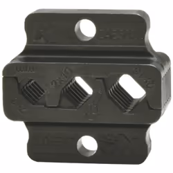 Informations techniques Plage de serrage (min.) : 6 mm² Zone de pression (max.) : 16 mm² Insert de presse pour embouts de dou ...