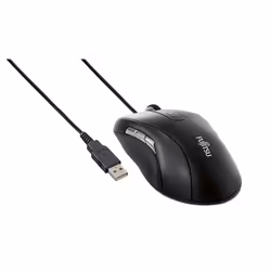 Fujitsu M960, Droitier, Blue LED, USB Type-A, 2000 DPI, Noir