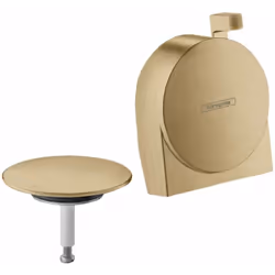 Kit de finition de bec de baignoire, garniture de vidage et trop-plein cache et bouchon de sécurité inclus adapté pour les ba ...