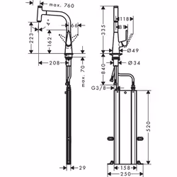 Hansgrohe M51 Chrome