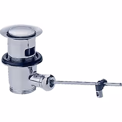 hansgrohe AXOR 1 x garniture de vidage commande par tirette pour vasques avec trop-plein Matériau du bouchon de vidage : lait ...
