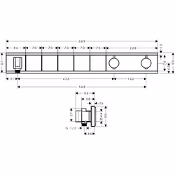 Hansgrohe RainSelect Chrome