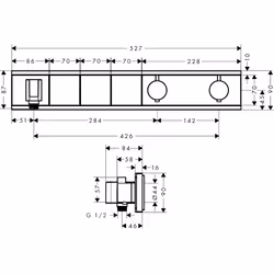 Hansgrohe RainSelect Chrome