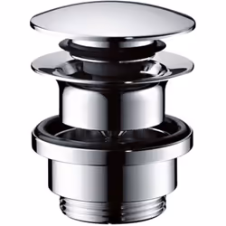 hansgrohe AXOR 1 x robinet découlement à ouverture par poussée (Push-Open) : commande par bouchon à pression pour vasques ave ...