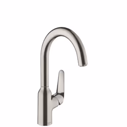 Hansgrohe M42, Robinet de salle de bain, Acier inoxydable