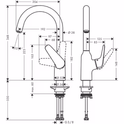 Hansgrohe M42 Chrome - Vue supplémentaire 6