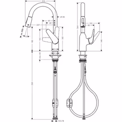 Hansgrohe M42 Chrome