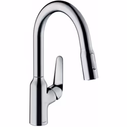 Robinet de cuisine avec douchette Focus M42 180 sBox 2 jets chromé