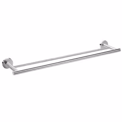 Double barre Porte-serviette chromé Logis Universal