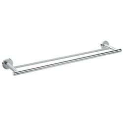 Double barre Porte-serviette chromé Logis Universal