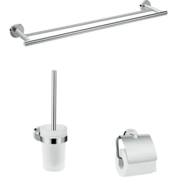 Accessoires de bain 3 en 1 chromé Logis Universal