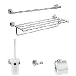 Accessoires de bain 5 en 1 chromé Logis Universal
