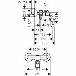 Hansgrohe Logis Loop Chrome