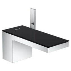 Axor MyEdition - Mitigeur de lavabo, avec garniture de vidage Push-Open, chrome/verre noir 47010600