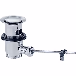 hansgrohe AXOR 1 x garniture de vidage commande par tirette pour vasques avec trop-plein Matériau du bouchon de vidage : lait ...