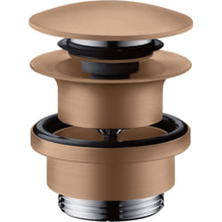 Axor, vidage à poussoir, avec trou de trop-plein, - Hansgrohe