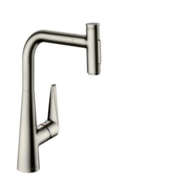 Robinet de cuisine avec douchette Talis Select M51 300 sBox 2 jets aspect acier inox