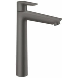 Hansgrohe - Talis e 240 Mitigeur de lavabo noir chromé brossé, sans tirette ni vidage (71717340)