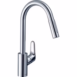 hansgrohe Focus M41 1x mitigeur de cuisine à levier unique 240 se compose de : mitigeur de cuisine monocommande, boîte à flex ...