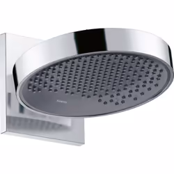 Consiste en : Douche de tête, bras de douche pour le montage mural Gorge 273 mm Centre du disque de dynamitage : 151 mm Taill ...