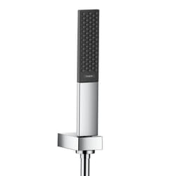 Ensemble support mural et douchette 100 1jet avec flexible de douche 125 cm chromé Hansgrohe Rainfinity