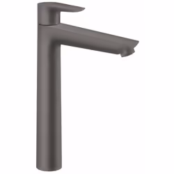 Mitigeur de lavabo HANSGROHE Talis E , avec tirette et vidage noir chromé brossé - 71716340