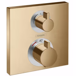 Robinet thermostatique encastré sans corps 2 sorties débit maximal à 0,3 MPa : 26 l/min cartouche thermostatique, vanne d’arr ...