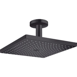 Douche de tête Raindance E, 1 jet avec raccord plafond noir mat