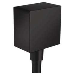 Coude de raccordement Fixfit Square, noir mat (26455670) - Hansgrohe